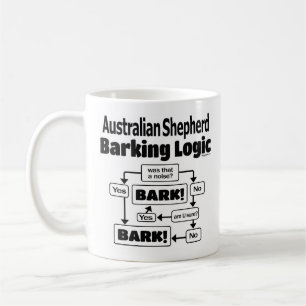 Australische Schäfer-Abstreifenlogik Kaffeetasse