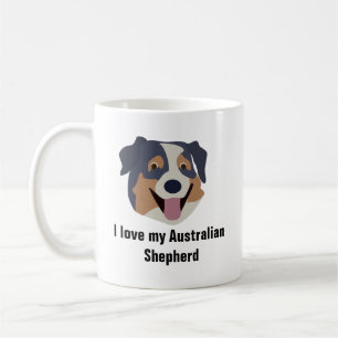 Australische Schäfer-Hundekaffee-Tasse Kaffeetasse