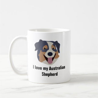 Australische Schäfer-Hundekaffee-Tasse Kaffeetasse