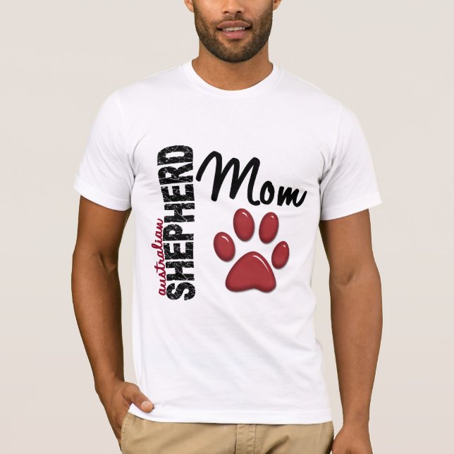 Australische Schäfer-Mama 2 T-Shirt (Vorderseite)