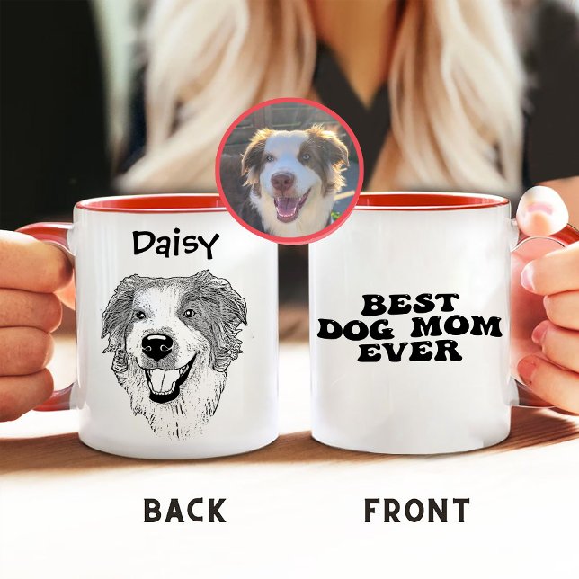 Australische Schäferhunde Hand Zeichne Personalisi Tasse (Von Creator hochgeladen)