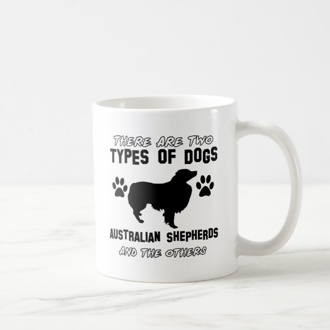 australische Schäferhundeentwürfe Tasse (Rechts)