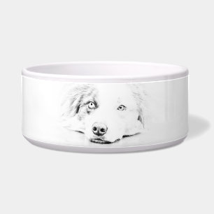 Australische Schäferhundekunst Napf