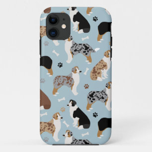 Australische Schäferknochen und -paws Case-Mate iPhone Hülle