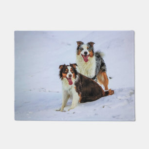 Australische Schäferpaarhunde Fußmatte