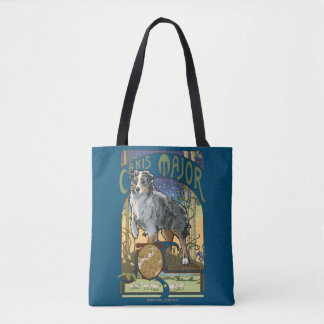 Australische Shepherd Art Nouveau Tote Bag