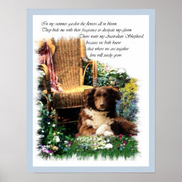 Australische Shepherd Art Print Poster