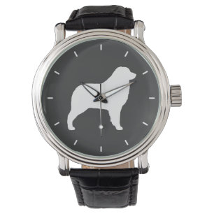 Australische Shepherd-Silhouette Armbanduhr