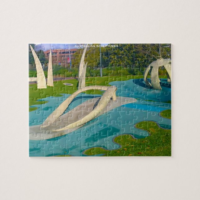 Australische Skulpturen Puzzle (Horizontal)