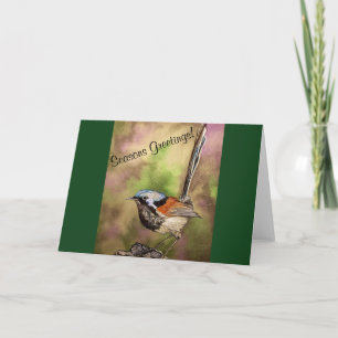 Australische Splendid Fairy Wren Karte