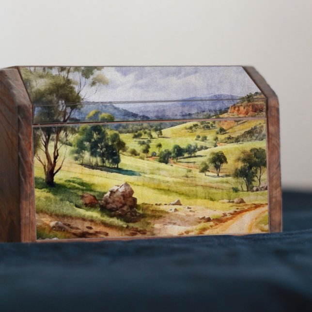 Australische Straßenwinde in Valley Decoupage Seidenpapier (Von Creator hochgeladen)