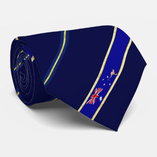 Australische Streifenflagge Krawatte