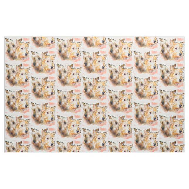 Australische Terrier Stoff (Fat Quarter (45,7 x 55,9 cm))