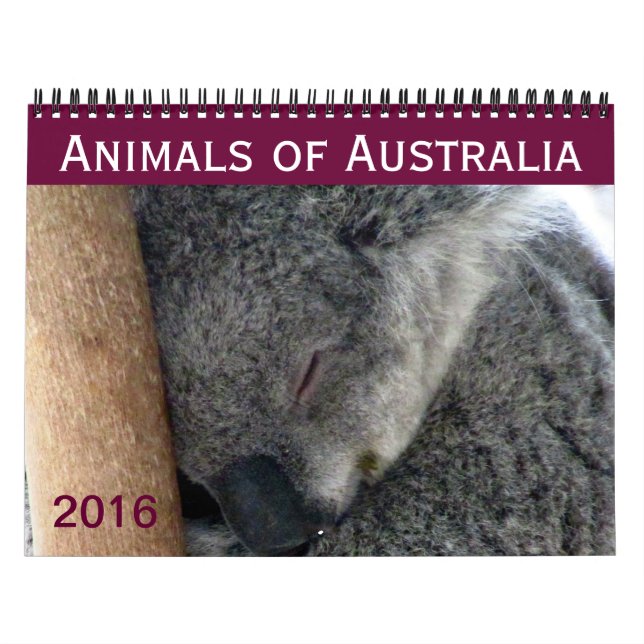 australische Tiere 2016 Kalender (Titelbild)