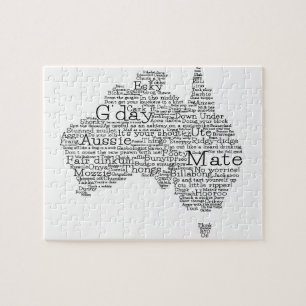 australische Umgangskarte Puzzle