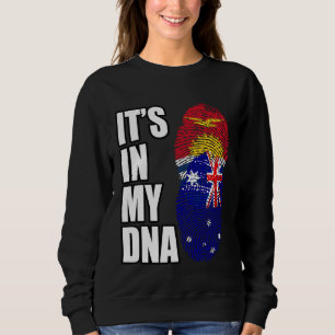 Australische und Kiribati-Mix-DNA-Heritage-Flagge Sweatshirt