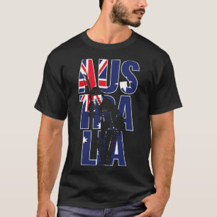 Australische Unterstützer-Team-Kit-Geschenk Austra T-Shirt