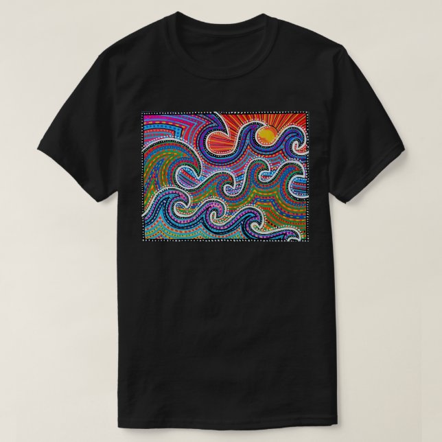 Australische Ureinwohner Art 2 T-Shirt (Design vorne)