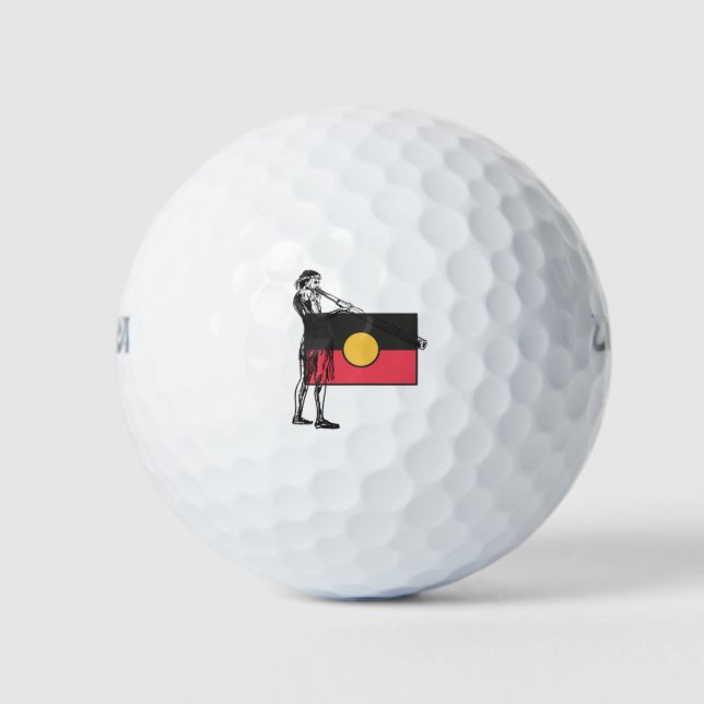 australische Ursprungsflagge Golfball (Vorderseite)