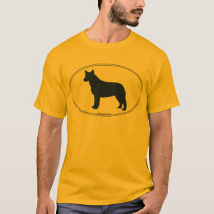 Australische Vieh-HundeSilhouette T-Shirt