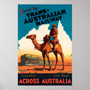 Australische Vintage Fotos Alte Ästhetik Poster