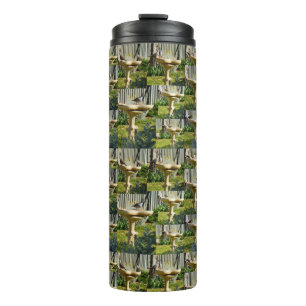 Australische Vögel auf Vogelbädern, Thermaltumbler Thermosbecher