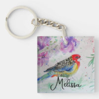 Australische Vögel Rosella Parrot Wasserfarbe Kuns