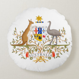 Australische Wappen Rundes Kissen