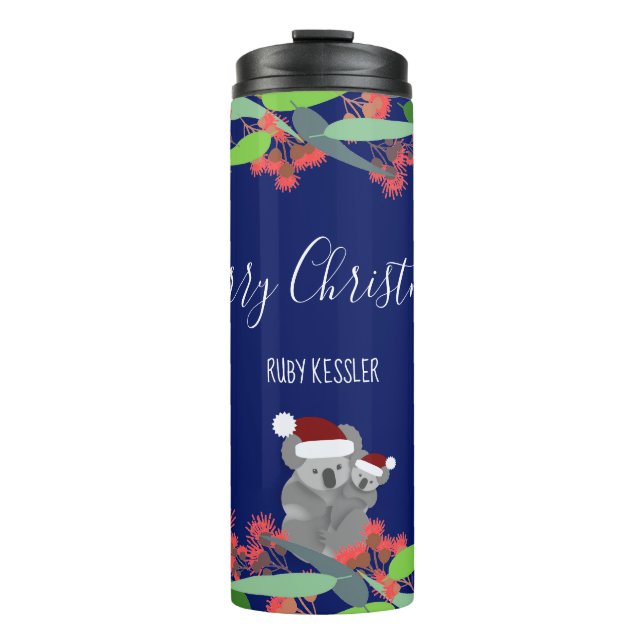 Australische Weihnachten Thermosbecher (Vorderseite)
