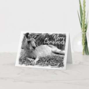 Australische Weihnachtskarten - Kangaroo Karte
