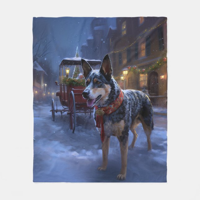 Australische Weihnachtszeit Fleecedecke (Vorderseite)