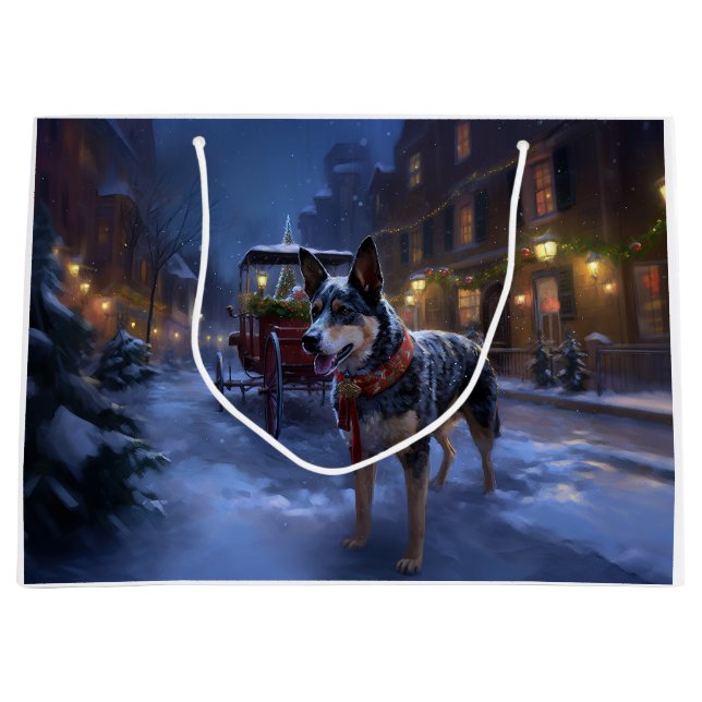 Australische Weihnachtszeit Große Geschenktüte (Vorderseite)