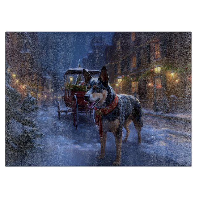 Australische Weihnachtszeit Schneidebrett (Vorderseite)