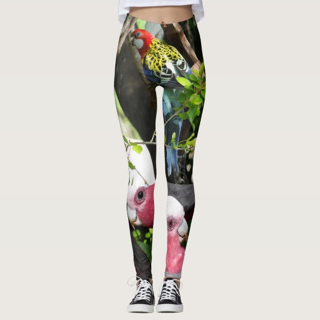 Australische wild lebende Tiere Leggings (Vorderseite)