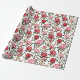 Australische Wildblume Waratah Blume Geschenkpapier