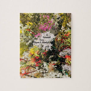 Australische Wildblumen Puzzle