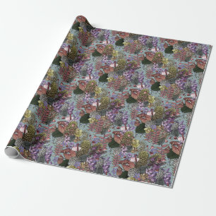 Australische Wildblumen Vintag Tropical Summer Geschenkpapier