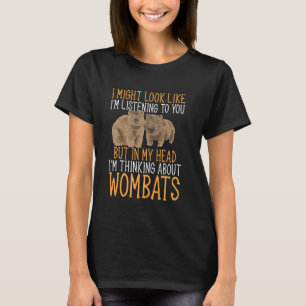 Australische Wombat denkt über Frauen T-Shirt