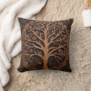 Australische Woodlands: 3D Warah Baum Holz Druck, Kissen