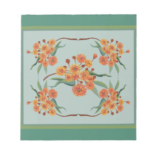 australische Zahnfleischblüten Notizblock