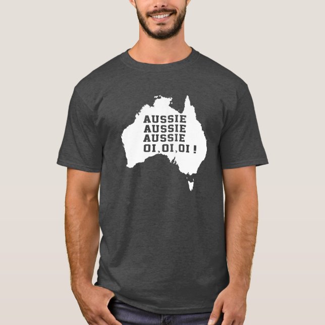 Australischer australischer Australier Oi Oi Oi T-Shirt (Vorderseite)