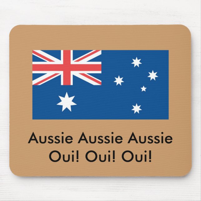 Australischer australischer Australier Oui! … Mousepad (Vorne)