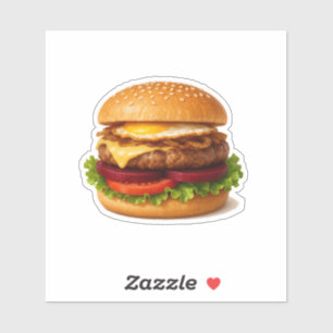 Australischer Beet Burger Aufkleber