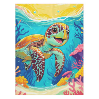 Australischer Boho-Schildkröten-Tischdecke | Sunny Tischdecke