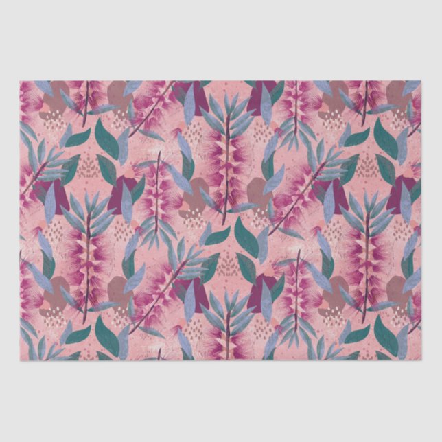 Australischer Bottlebrush Seidenpapier (Vorderseite)