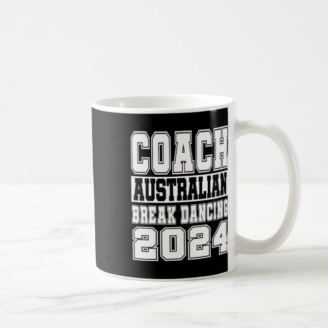 Australischer Break Tancing Coach Funny Matching C Kaffeetasse (Rechts)