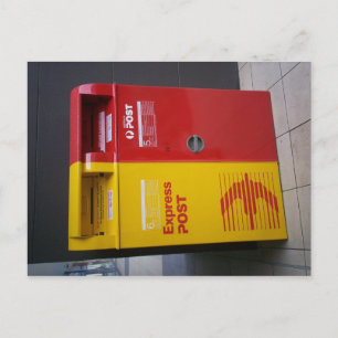 Australischer Briefkasten. Postkarte