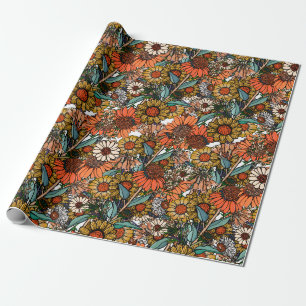 Australischer Busch-Wildblumengarten Geschenkpapier