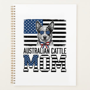 Australischer Cattle Dog Mama Patriotisches Vintag Planer