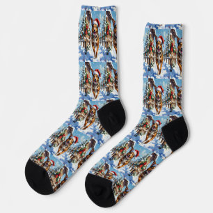 Australischer Cattle Dog Red Heeler Weihnachten Socken
